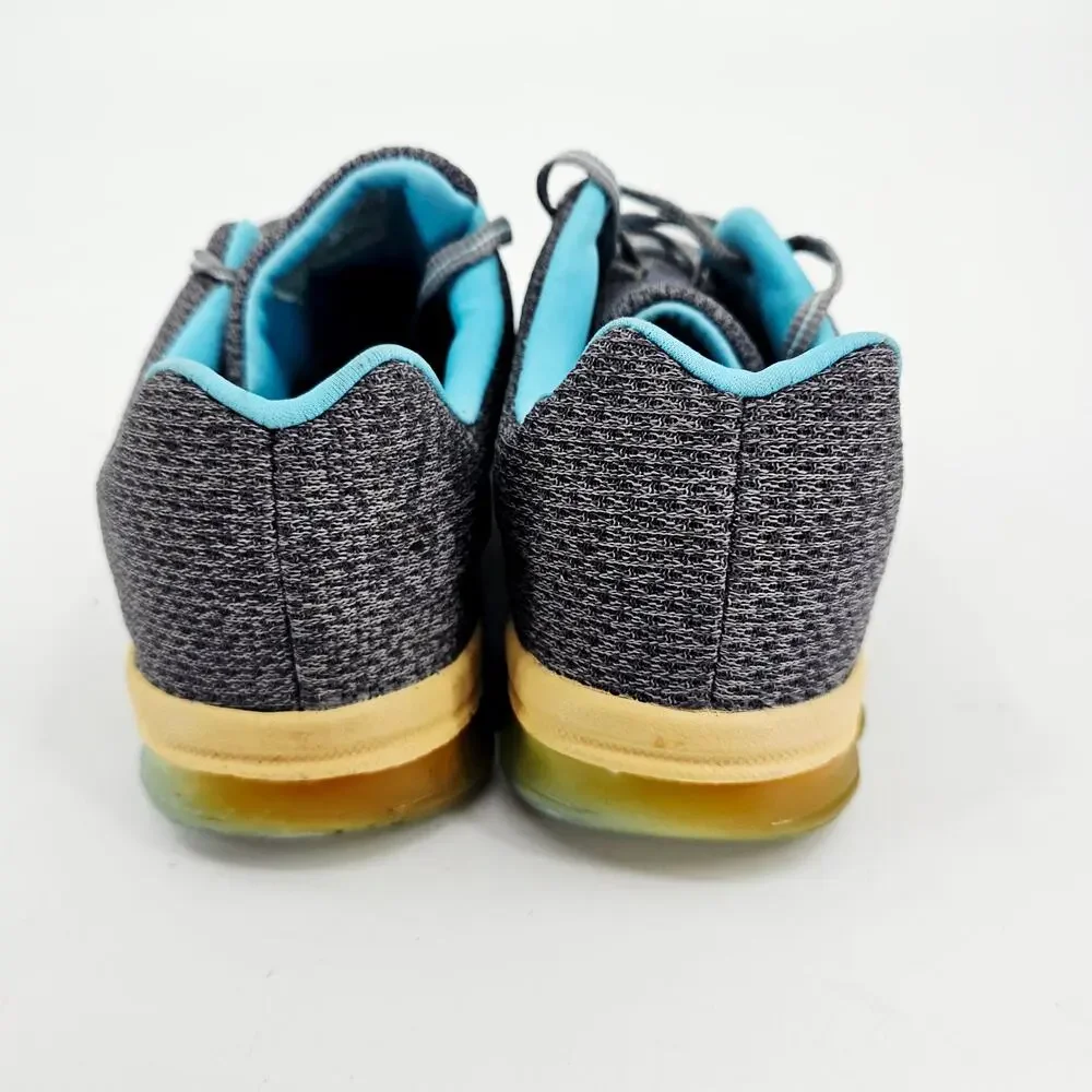 Avia Shoes Womens 9.5 Moonwalker Athletic Low Top Sneakers Gray Fabric Lace Up